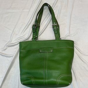Coach Hamilton Pebbled Leather Shoulder Bag